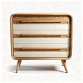 Dressoir van hout en kunststof met vier lades 60 x 40 x 80 cm